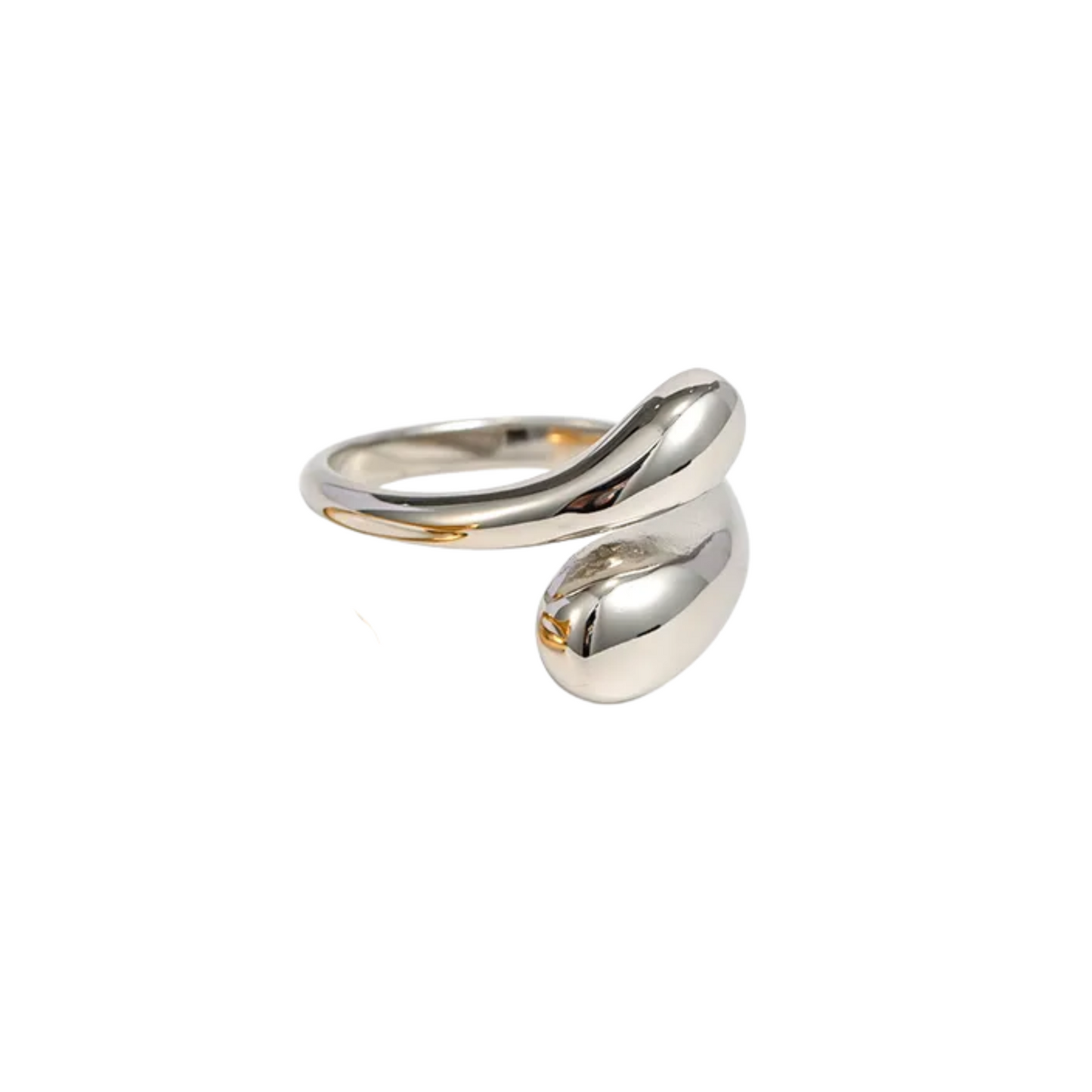 Anillo Chunky (Plateado y Dorado)