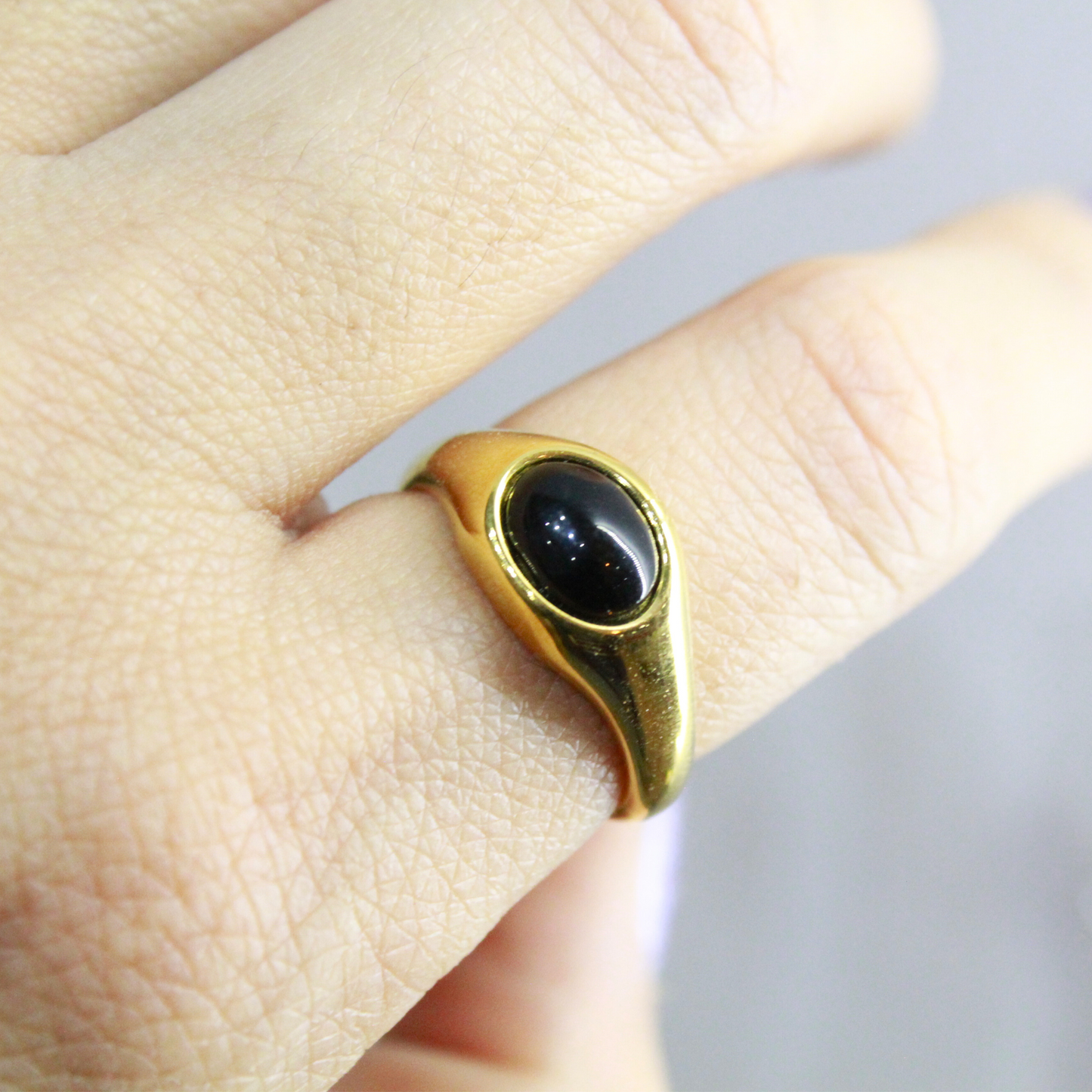 Anillo obsidiana