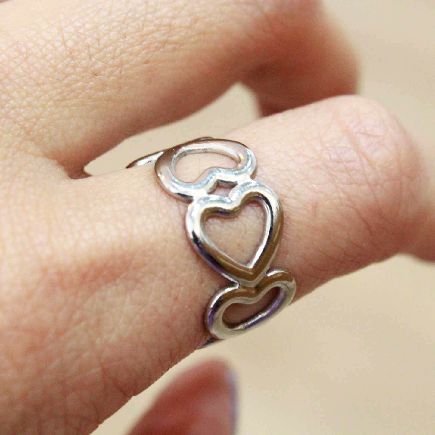 Anillo Corazones