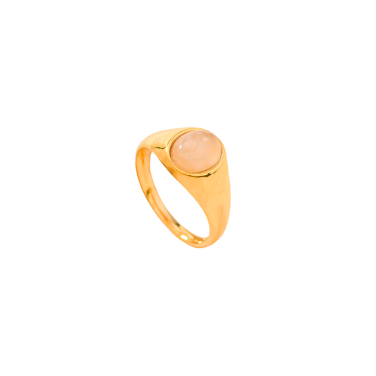 Anillo Cuarzo Rosa