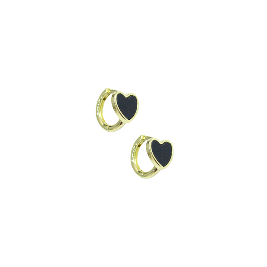 Hoops Black Heart