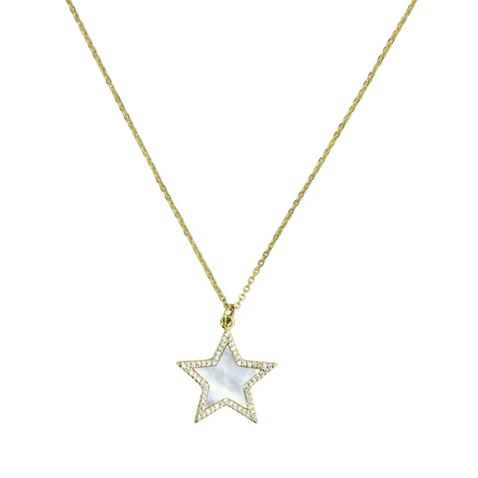 Collar Estrella Madre Perla