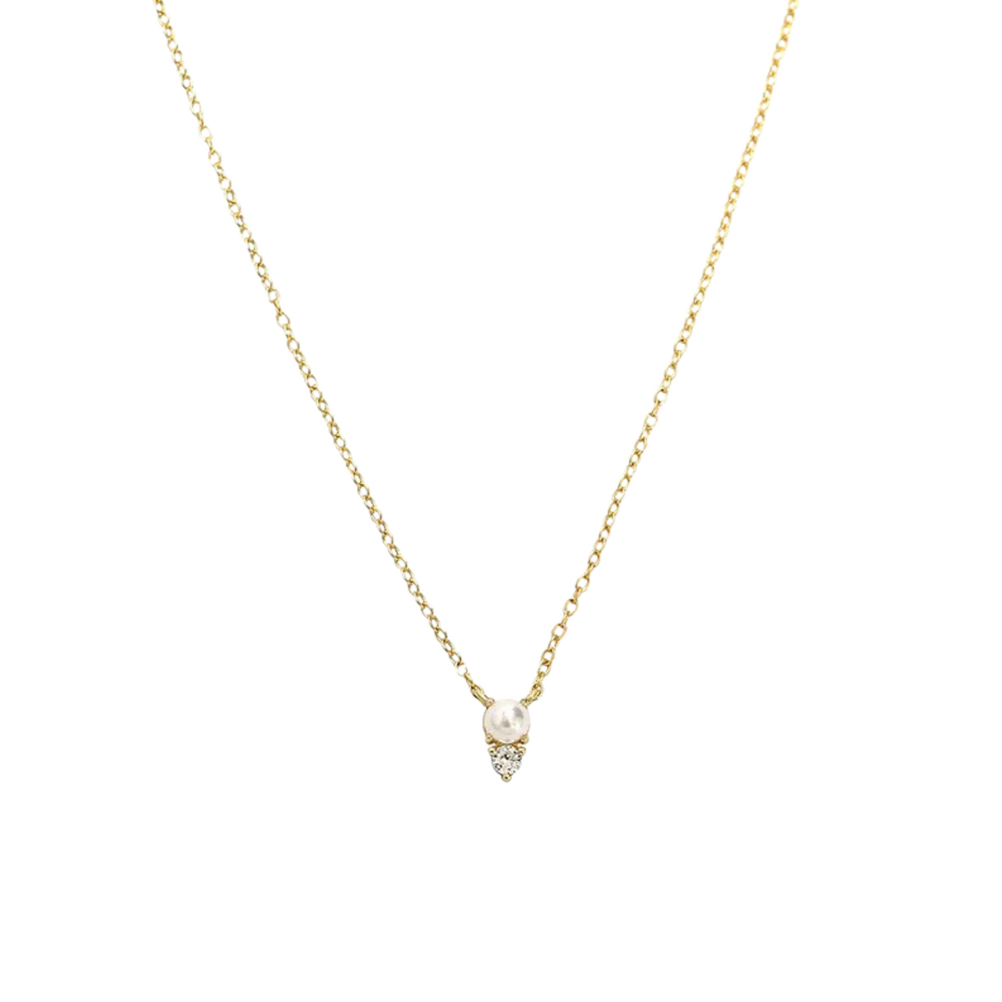 Collar Perla Zirconia