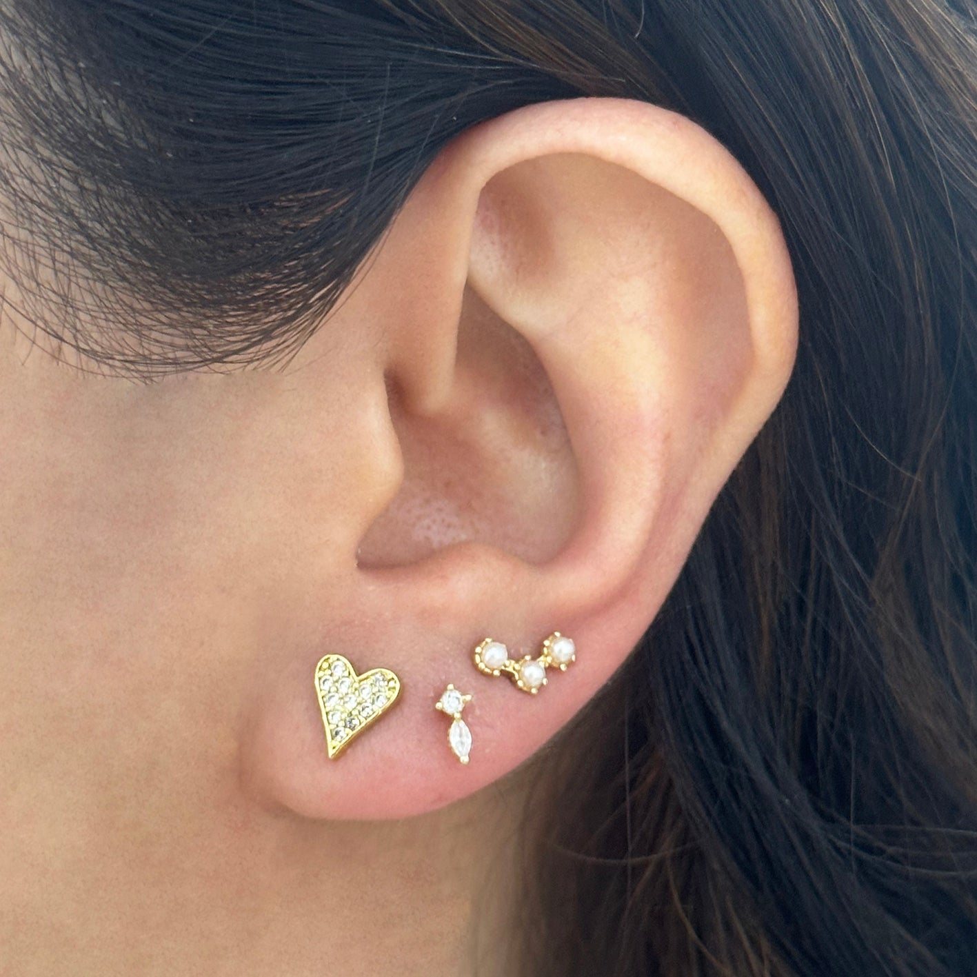 Aretes Corazón