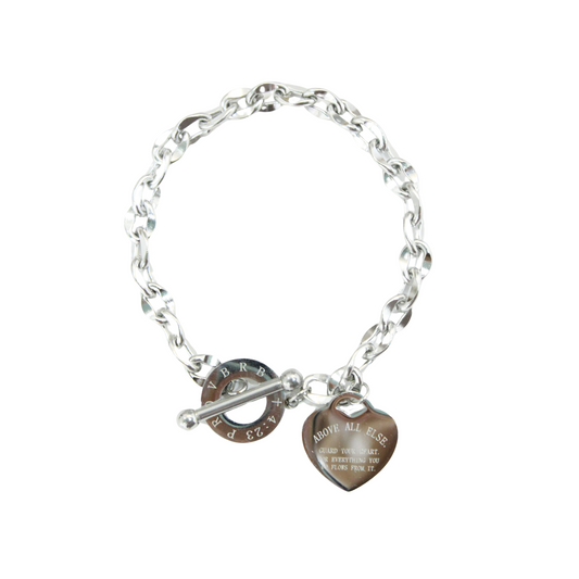 Brazalete Silver Heart